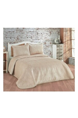 غطاء سريري مزدوج MNZ-Mocha - Dinarsu