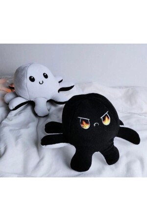 MNZ-Mode تغيير الوجه المزدوج لطيف الأسود والأبيض بلوش أوكتوبوس وساحر النوم و اللعبة fsdşllkgesdorfı - Çelsa Tekstil