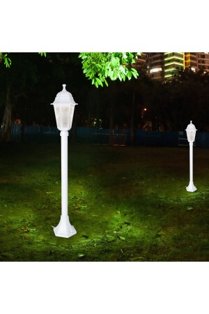 MNZ-Modelight Optical Hexagonal Grass Pole (1 Mt) بيضاء Mdl. 3028 B-102316 - lumenistanbul