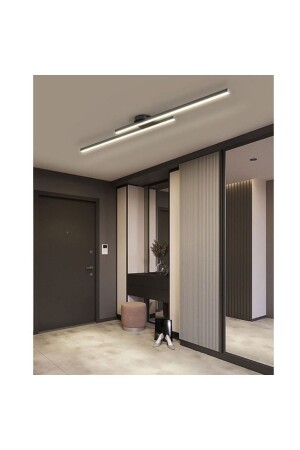 MNZ-Modern Ceiling Corridor Lighting Rod Led Black Daylight Linear Chandelier ثنائي TYCKKZI8PN169459954945183 - Genel Markalar