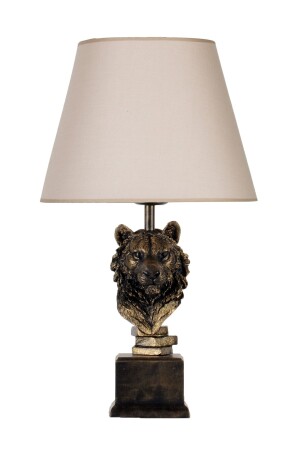 MNZ-Modern Design Lion Lampshade Gold Beige قديكسلانبج011 - Qdec