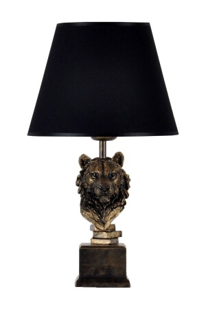 MNZ-Modern Design Lion Lampshade Gold Black Aslnabj006 qdecaslnabj006 - Qdec