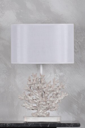 MNZ-Modern Design مرجانية شمعة المظلات القديمة الأبيض qdecmerabj002 - Qdec