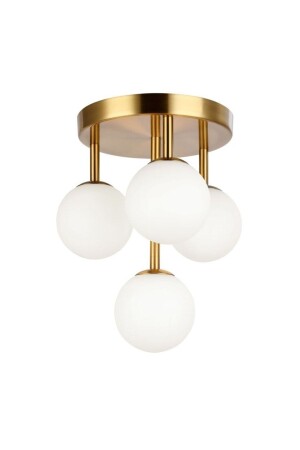 MNZ-Modern Glass Living Room شمعة شمعة 4 قطع - White West inn House