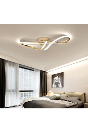 MNZ-Modern Luxury Design Plafonier LED Chandelier ذهبية صفراء برينز1005 - burenze