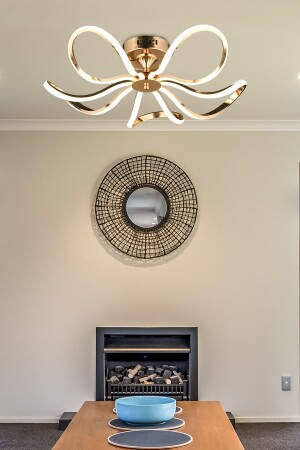 MNZ-Modern Nordic Design Plafonier LED Chandelier ذهبية صفراء LED شمعة برينز 906 - burenze