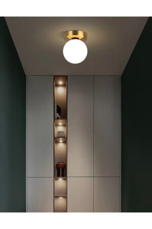 MNZ-Modern Single Globe Glass Ceiling Chandelier Concept Antique منتج الحرق المجموعة17 - burenze