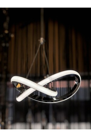 MNZ-Modern Single Pendant Lamp Power Led Chandelier Chrome White Light LED Chandelier fico0703 - Fico Home