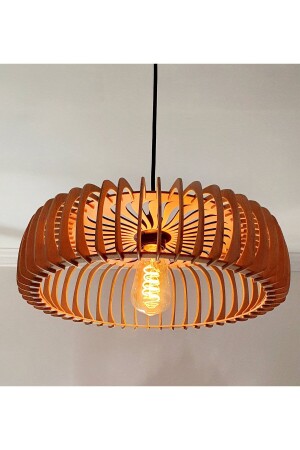 MNZ-Modern Wood Arven Chandelier مصباح معلق روستيك مصباح صانع غرفة المعيشة مصباح صانع - Ferisa Home