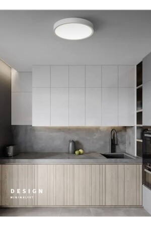 MNZ-Modern Zero Panel LED Chandelier 24 وات 6500k Ice White Light Long Life 1. - burenze