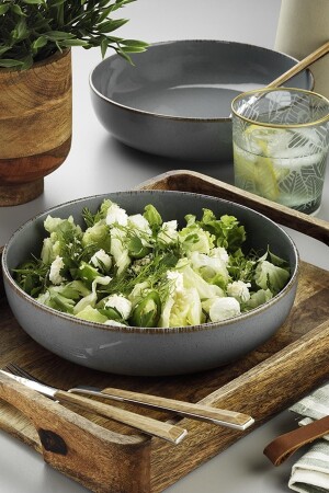 MNZ-Moderna 2 حزمة 21 سم بول-زرقاء - Kütahya Porselen