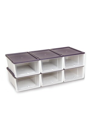 كابينة الأحذية من طراز MNZ-Modular Shoe Rack (مجموعة 6 طوابع) Eh-303 - Dükkanönü
