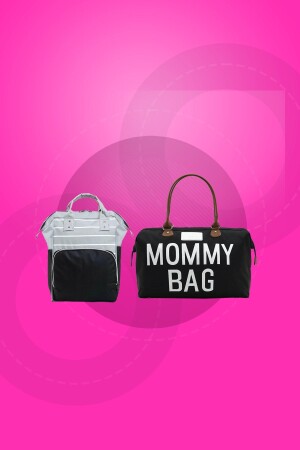 حقيبة أطفال من قبل الأم (MNZ-Mommy Bag) حقيبة أطفال والدتك مع زجاجة حرارية - Rubbag