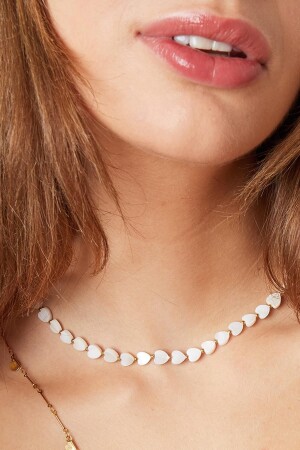 مقعد قلب MNZ-Mondmade Heart Necklace TM-5186 - New Obsessions