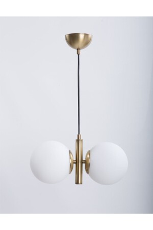 MNZ-Monera Antique Finish White Glass Candlelier 10146202 - MŞ Aydınlatma