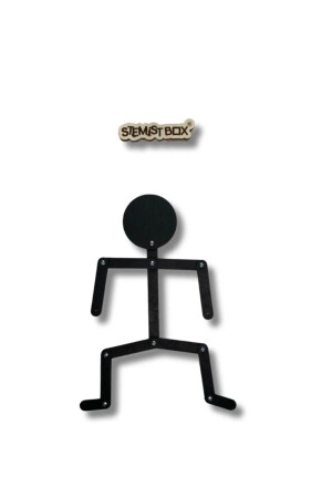 MNZ-Montessori Stickman الخشبية الدعاء اللعبة الخشبية الخشبية - قطعة الخشب الكتل القصص - GONCA EĞİTİM