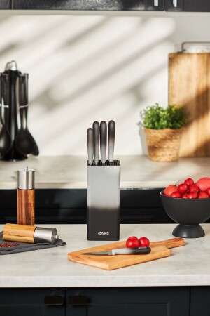 MNZ-Moonlight مربع 6 قطع مجموعة السكين - Karaca