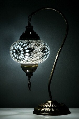 مصباح طاولة منزلي من مصباح MNZ-Mosaic ، إضاءة منزل حقيقية ، مصباح طاولة ديكورative lamp ، مصباح سرير KUGU0301 - Asylove