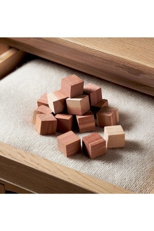 MNZ-Moth Repellent خشب الصدر الطبيعي 30 كوب كرات الصوف الطبيعي البقعة البديلة - Betawood