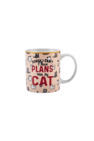 (MNZ-Motto Cat Mug 360 Ml 153. 03. 05. 0164 - Karaca