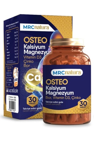 MNZ-Mrc Natura Osteo Calcium Magnesium 30 حبوب منع الحمل - Mrcnatura