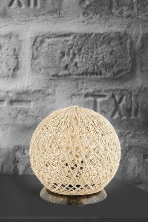 MNZ-Mudulight Balle Globe Lampshade Jute Ecru Ipaj-56 MDT286 - hmydesign