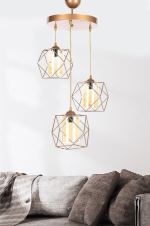 MNZ-Mudulight Fer 3 Piece Pendant Lamp Antique Mtla-46 ASY289 - hmydesign
