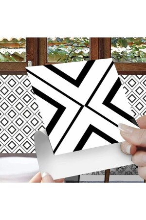 MNZ-Muftak حمام الطوب غطاء ديكورات الجدار الملصقات 60 قطعة 15x15cm 2542574 - hedefPLUS