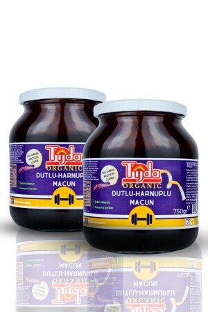 MNZ-Mulberry Carob وزنه زيادة في الوزن معجون الأعشاب 750 جرام × 2 قطع KL-ALDR-750X2 - TİJDA