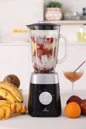 MNZ-Multiblend Smoothie Blender أسود 1000 ووت - Karaca