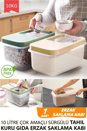 MNZ-Multibox حبوب غذائية نباتات الدقيق مقابل غطاء متزحلق شفاف حاوية تخزين الطعام! - fitfiyat