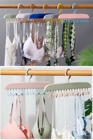 MNZ-Multifunctional Bra Underwear Hanger 8 قطع حزام ربطة الصلصة - İndirimkap