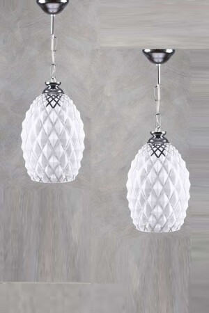 MNZ-Muscat 2 قطع عصرية الزجاج النمط واحد شمعة مسكات - Abajur Dünyası