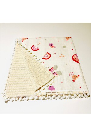 غطاء الطفل من طراز MNZ-Muslin 90*80 Cm 20191335 - MiRKay Collection
