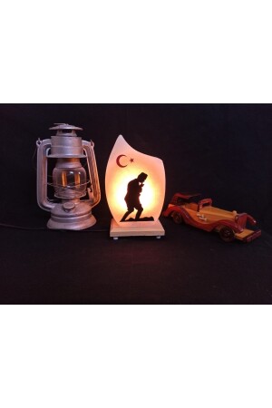 MNZ-Mustafa Kemal Atatürk مصباح الملح المطبوع GYI0001 - TuzAvm