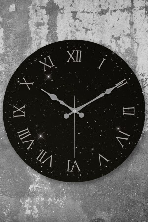 MNZ-Muyika Spazio Bombe Glass Real Silent Mechanism 36 سم ساعة الجدار Pds-36 MYK1383 - Muyika Design