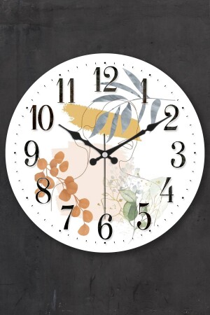 MNZ-Muyika Viso Bombe الزجاج الحقيقي آلية صامتة 36 سم ساعة الجدار Pds-36 MYK1383 - Muyika Design