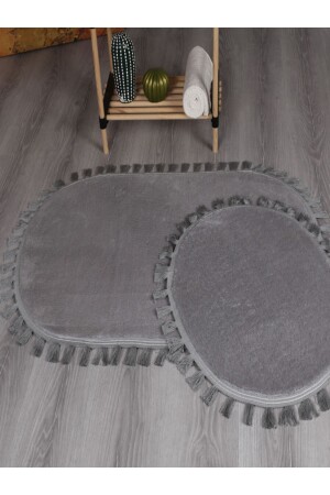 MNZ-My Evilla أزياء ديكوراتية حديثة بلوشة فايفي تاسل محطم الحمام مجموعة tasseloval50x80 - Myevilla