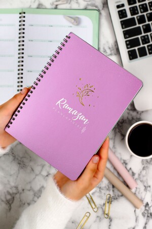 MNZ-My Purple Ramadan Planner (مُعدّل و مع هدية ملصق) - Mutenart