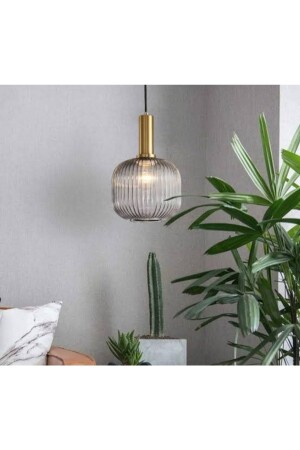 MNZ-Mylights الروستيك العصر الخمر المدخن مصباح معلق واحد شمعة 20 سم نسخةMYL003216 - demet habek mylights