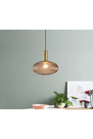 MNZ-MYLIGHTS صلب العسل عريضة مصباح شمع 25 سم برونز هنجر رياضات شمعة واحدة MYL003293 - demet habek mylights