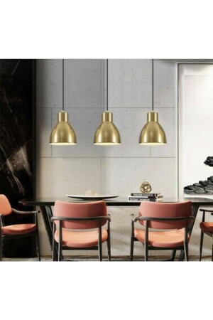 MNZ-Mylights طاولة ثلاثية أعلى مصباح اللون المضخم الذهبية قاعدة 60 سم قضيب أسود MYL003095 - demet habek mylights