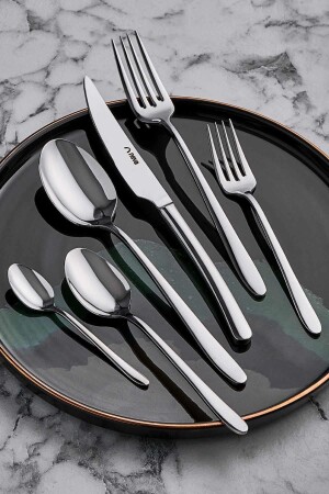 MNZ-N3148 زيرف 72 قطعة قناصة كعكة فرقة مجموعة سكين - Neva