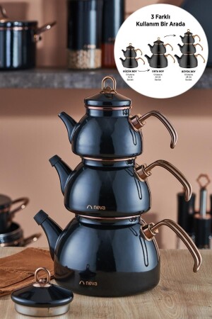 MNZ-N3228 3 علبة شاي مرير هافانا - Neva