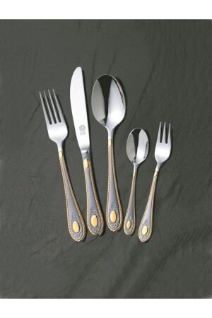 MNZ-Nadine ماتا الذهب سولينجن 96 قطعة مربعة قارب قناع سكين مجموعة GGSNADINE122 - ggs solingen