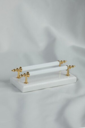 MNZ-Napkin Holder Pamukkale Gold سمبور حقيقي، ملف تعريف المعادن معقب MERALP130 - MERALP