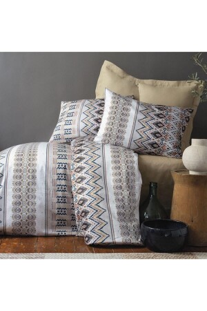 MNZ-Nappa Double Cotton Duvet Cover Set ISS-MAM-621835-974 - İssimo Home