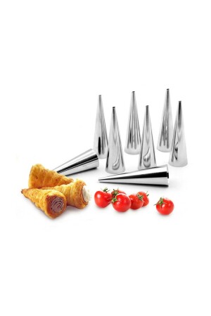 MNZ-Narkalıp كورن مولد طرّب المقبضات طراز حلوى 16 قطعة 12 سم - Nar Kalıp