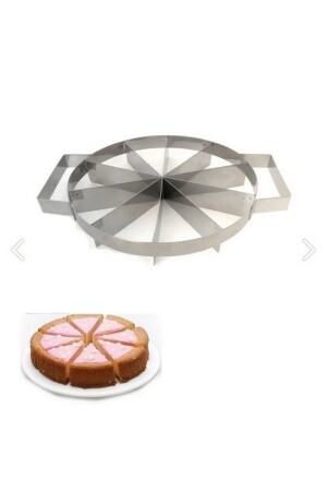 MNZ-Narkalıp عملي كعك مستديرة قطر كعك 26 سم 12 قطعة YNK-OM019 - Nar kalıp