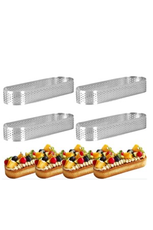 MNZ-Narkalıp طحالبة طحالبة 4 قطع 12x4cm Narkaıp-NRM007249 - Nar kalıp